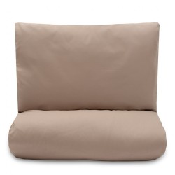 Bavlnený set do postieľky s výplňou New Baby 90x120 cm cappuccino hnedá