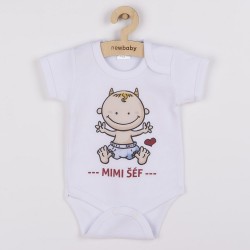 Body s potlačou New Baby SUPER FAMILY podľa obrázku