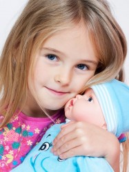 Česky hovoriaca a spievajúca detská bábika PlayTo Anička 46 cm ružová #3