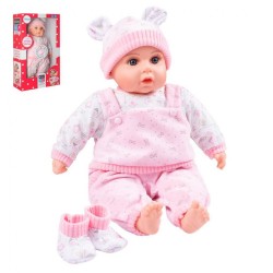 Česky hovoriaca a spievajúca detská bábika PlayTo Júlia 46 cm ružová