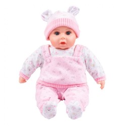 Česky hovoriaca a spievajúca detská bábika PlayTo Júlia 46 cm ružová #1