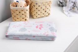 Cestovná prebaľovacia podložka Sensillo Floral ružová #3
