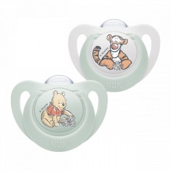 Cumlík NUK Star Disney Mickey Minnie 6-18m bielo zelený #1
