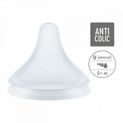 Cumlík Perfect Match Universal Nuk  - 2 ks transparentná