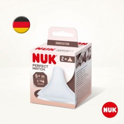 Cumlík Perfect Match Universal Nuk  - 2 ks transparentná #1