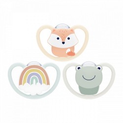 Cumlík Space NUK 0-6m rainbow multicolor #2