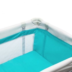 Detská cestovná postieľka Baby Mix Slony Blue modrá #1