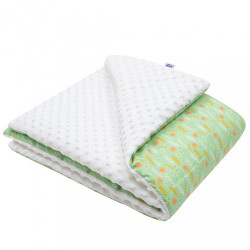 Detská deka z Minky s výplňou New Baby Harmony zelená 70x100 cm #1