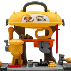 Detská dielňa s náradím 3 v 1 BABY MIX Žltá #1