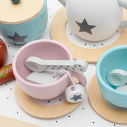 Detská drevená čajová súprava Montessori Baby Mix multicolor #2