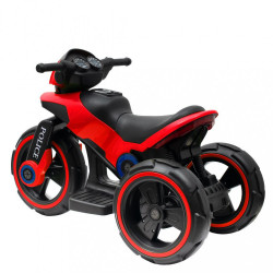 Detská elektrická motorka Baby Mix POLICE červená #2