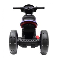 Detská elektrická motorka Baby Mix POLICE fialová #3