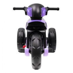 Detská elektrická motorka Baby Mix POLICE fialová #4