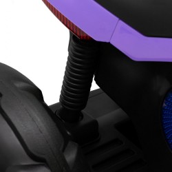 Detská elektrická motorka Baby Mix POLICE fialová #8