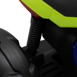 Detská elektrická motorka Baby Mix POLICE zelená #8