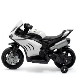 Detská elektrická motorka Baby Mix Supersport biela #1