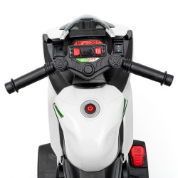 Detská elektrická motorka Baby Mix Supersport biela #3