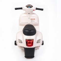 Detská elektrická motorka Baby Mix Vespa biela #3