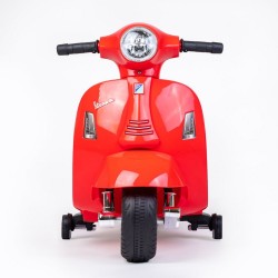 Detská elektrická motorka Baby Mix Vespa červená #1
