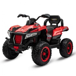 Detská elektrická štvorkolka Baby Mix RAVE 4x4 červená modrá