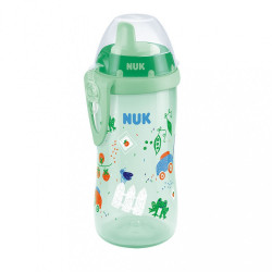 Detská fľaša NUK Kiddy Cup 300 ml chlapec zelená