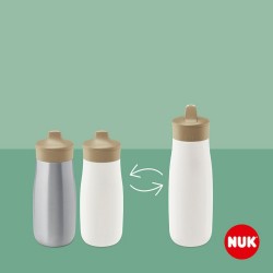 Detská fľaša NUK Mini-Me Flip 450 ml (12+ m.) green zelená #5