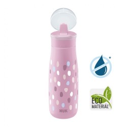 Detská fľaša NUK Mini-Me Flip 450 ml (12+ m.) pink ružová
