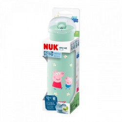 Detská fľaša NUK Mini-Me Flip Peppa Pig 450 ml 12+ m zelená #1
