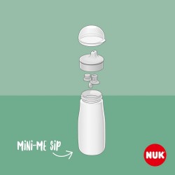 Detská fľaša NUK Mini-Me Sip nerez 300 ml (9+ m.) purple fialová #4