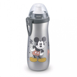 Detská fľaša NUK Sports Cup Disney Cool Mickey 450 ml grey sivá