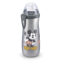 Detská fľaša NUK Sports Cup Disney Cool Mickey 450 ml grey sivá