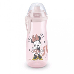 Detská fľaša NUK Sports Cup Disney Mickey 450 ml red Červená