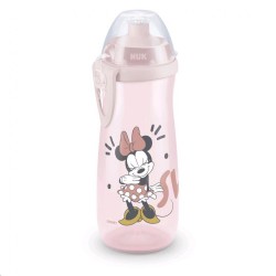 Detská fľaša NUK Sports Cup Disney Mickey 450 ml red Červená