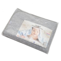 Detská fleecová deka New Baby 100x75 sivá hviezdičky #3