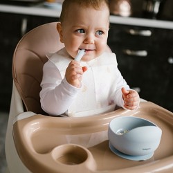 Detská flexibilná lyžička Baby Ono modrá podľa obrázku #1