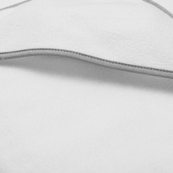 Detská froté osuška s kapuckou New Baby BASIC 100x100 bielo-sivá #2