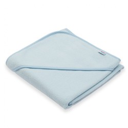 Detská froté osuška s kapuckou New Baby BASIC 80x80 modrá #2