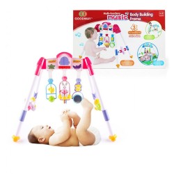Detská hrajúca edukačná hrazdička De Lux Baby Mix pink ružová #1