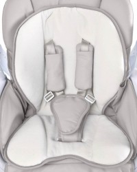 Detská jedálenská stolička 2v1 Caretero Indigo light grey sivá #2