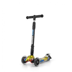 Detská kolobežka Milly Mally Magic Scooter graffiti multicolor #1