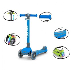 Detská kolobežka Milly Mally Scooter Boogie modrá #1
