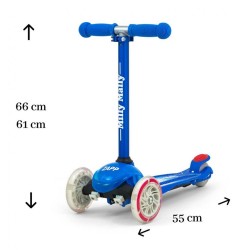 Detská kolobežka Milly Mally Scooter Zapp deep blue multicolor #1