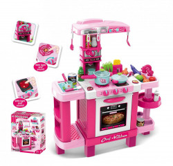 Detská kuchynka Baby Mix malý Malý šéfkuchár ružová