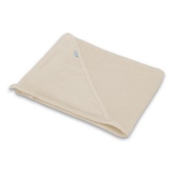 Detská luxusná froté osuška s kapucňou New Baby Comfortably 100x100 cm beige béžová
