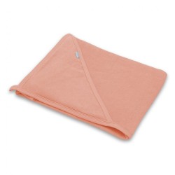 Detská luxusná froté osuška s kapucňou New Baby Comfortably 100x100 cm pink ružová