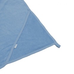 Detská luxusná froté osuška s kapucňou New Baby Comfortably 80x80 blue modrá #2
