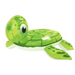 Detská nafukovacia korytnačka do vody s rukoväťami Bestway 140 cm zelená