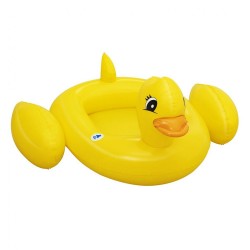 Detská nafukovacií čln so zvukom Bestway Kačička 102x99 cm Žltá #1