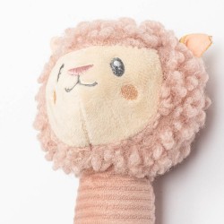 Detská pískacia plyšová hračka s hryzátkom New Baby Lama multicolor #1