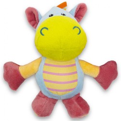 Detská plyšová hrkálka do kočíka Baby Mix hrošík a opička podľa obrázku #2